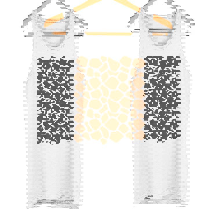 Giraffe Print Lazy Halloween Costume Idea Tank Top