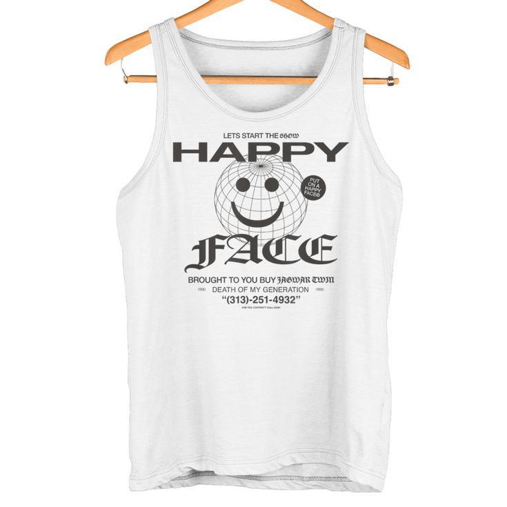 Happy Face Globe Tank Top