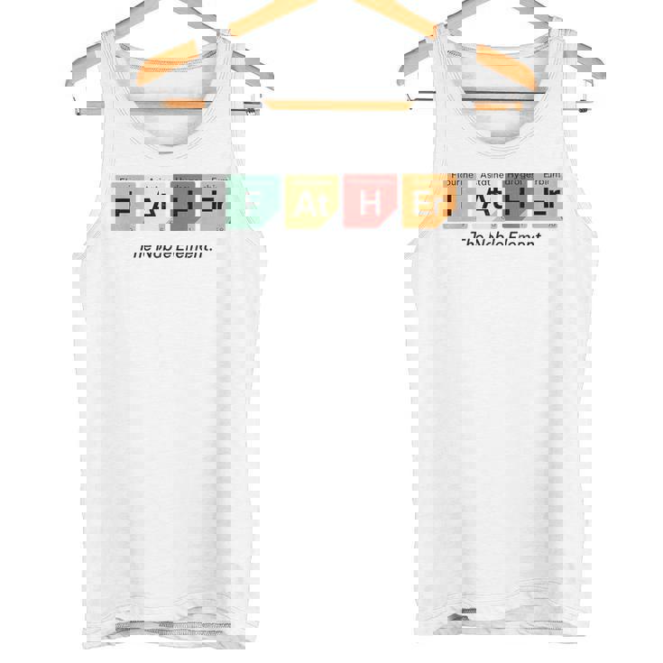 Hombre Padre El Noble Elemento Día Del Padre Papá Familia Hombres Camiseta sin mangas