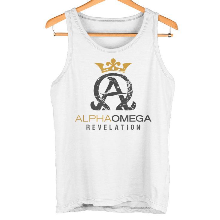 Jesus Christ Alpha And Omega Book Revelation Tank Top