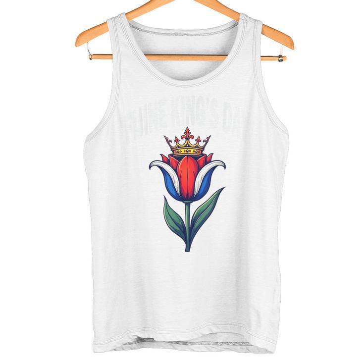Koningsdag Países Bajos 2025 Crown Kings Day Ámsterdam Camiseta sin mangas