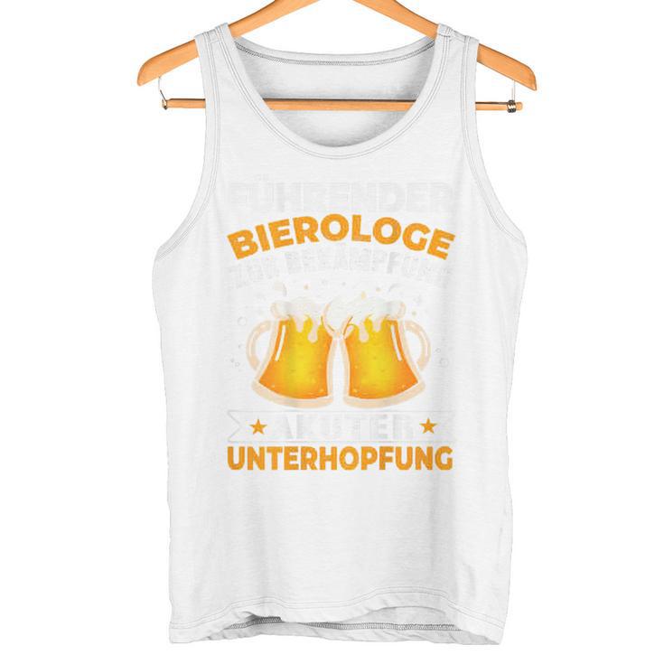 Leader Bierologist For Fighting Acute Underhoping Tank Top