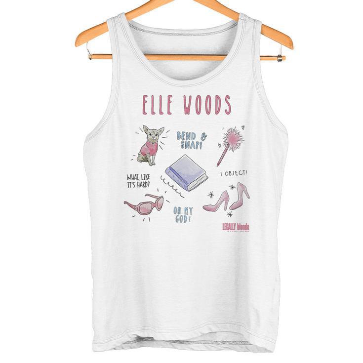 Legally Blonde Elle Woods Sketches Tank Top