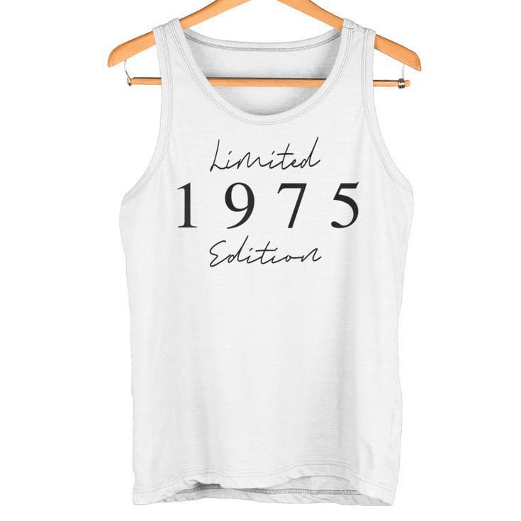 Limited Edition 1975 Birthday 1975 Born 1975Intage Blue Tank Top