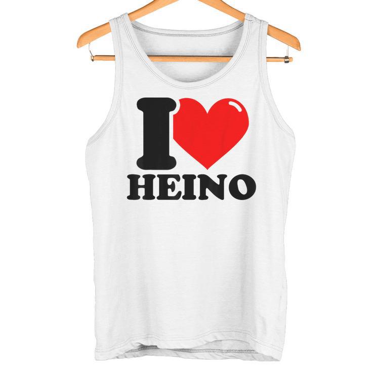 I Love Heino Gray Tank Top