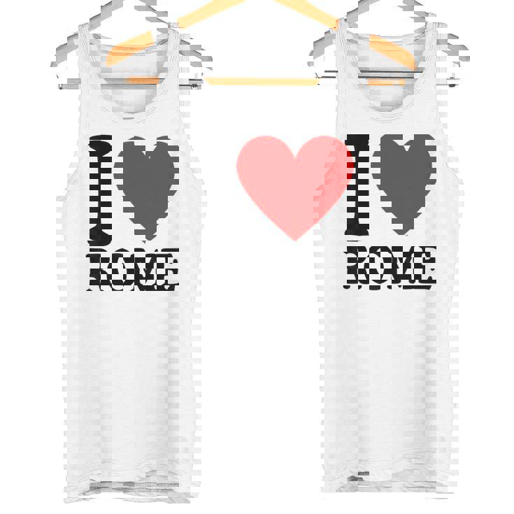 I Love Rome I Heart Rome Camiseta sin mangas