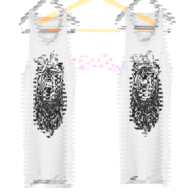 Mama Bear Face Sunglasses Mother's Day Mom Mommy Tank Top