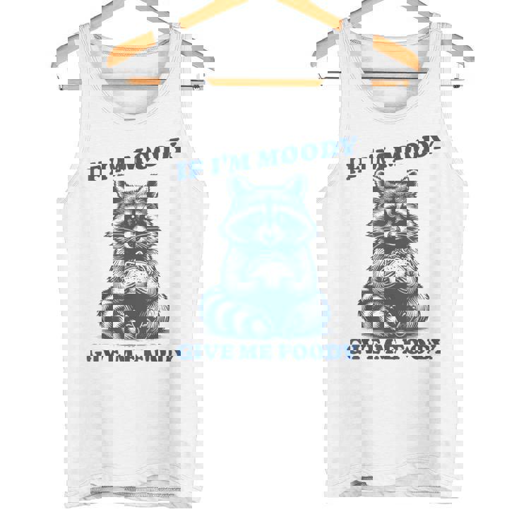 Moody Raccoon Trash Panda | Fun Meme Tank Top for Casual Style