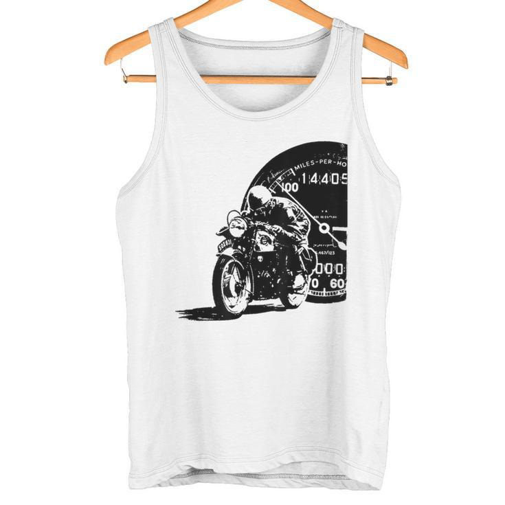 Motorcycle Heartbeat Biker Line Frequency Motorcycle Tank Top