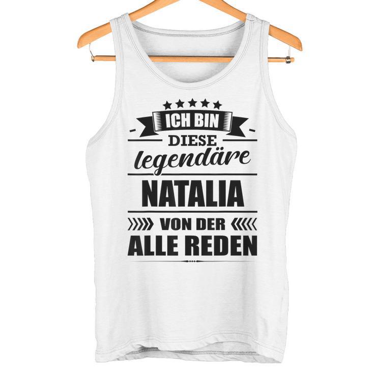 Name Nataliaorname Namensgeschenke Namenstag Fun Tank Top