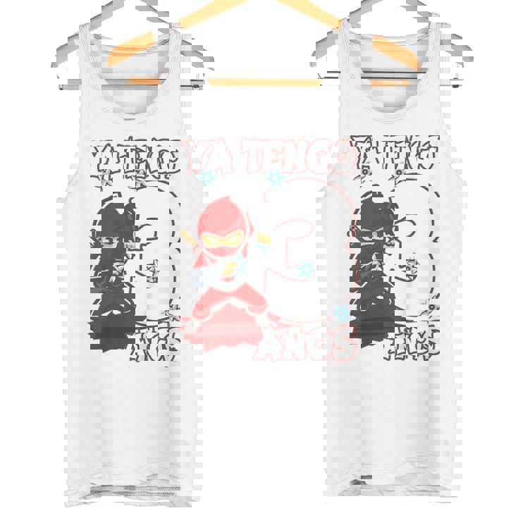 Niños 3 Años Cumpleaños Niño Ya Tengo 3 Años Ninja Camiseta sin mangas