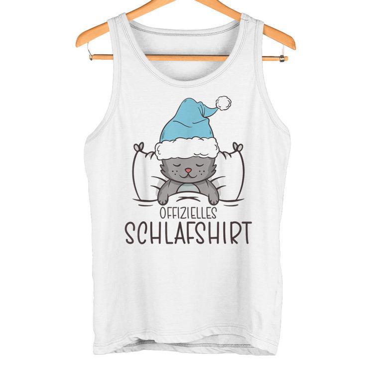 Official Cat Sleep Pyjamas & Nightdress Cat Tank Top