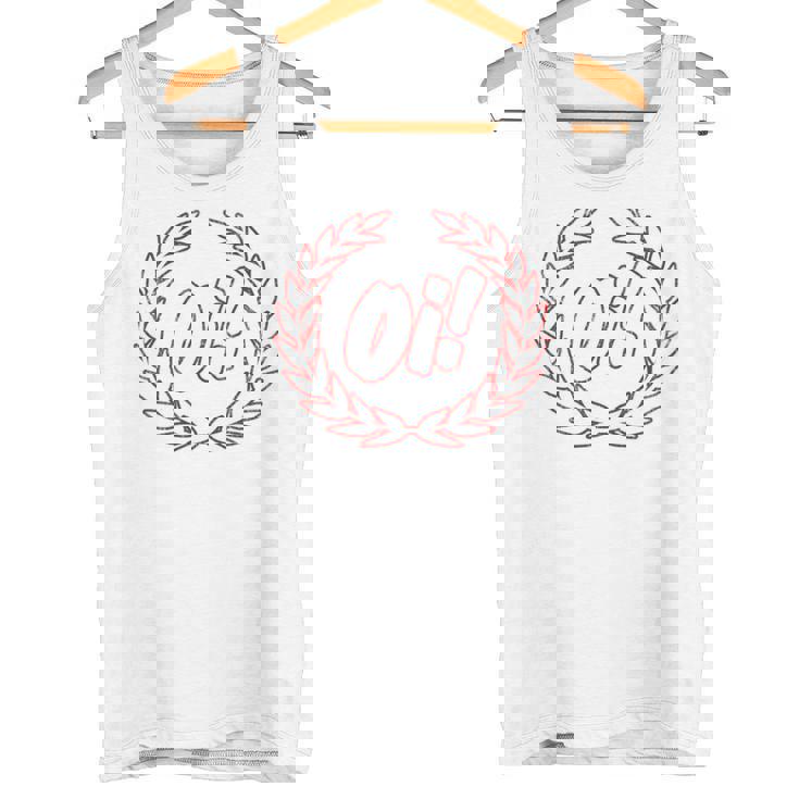 Oi Oi Oi Skinhead Ska And Street Punk Manga Larga Camiseta sin mangas