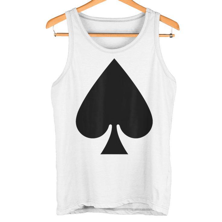 Pad Ass Card Game Playing Card Costume Fancy Dress Party Gray S Tank Top