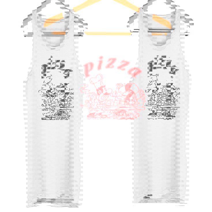 Pizza Liebe Pizzaschachtel Italiano Italien Fun Karton Pizza Tank Top