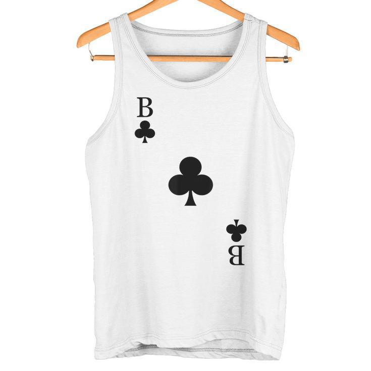 Playing Card Cross Bube Card Game Day Carnival Costume Tank Top