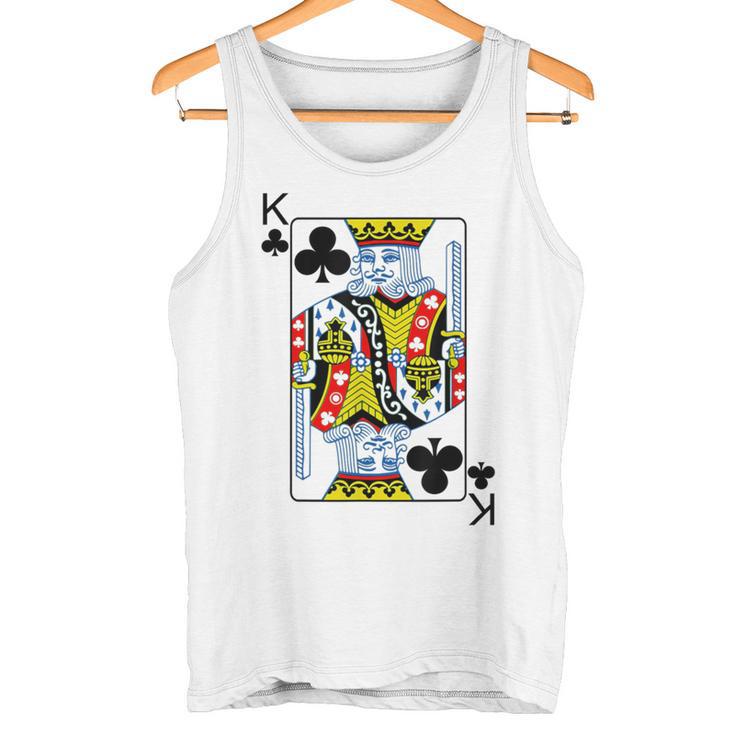 Playing Card King Of Clubs I Cross King S Tank Top