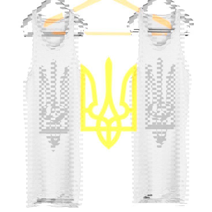 President Wolodymyr Zelensky Ukraine Golden Trident Tank Top