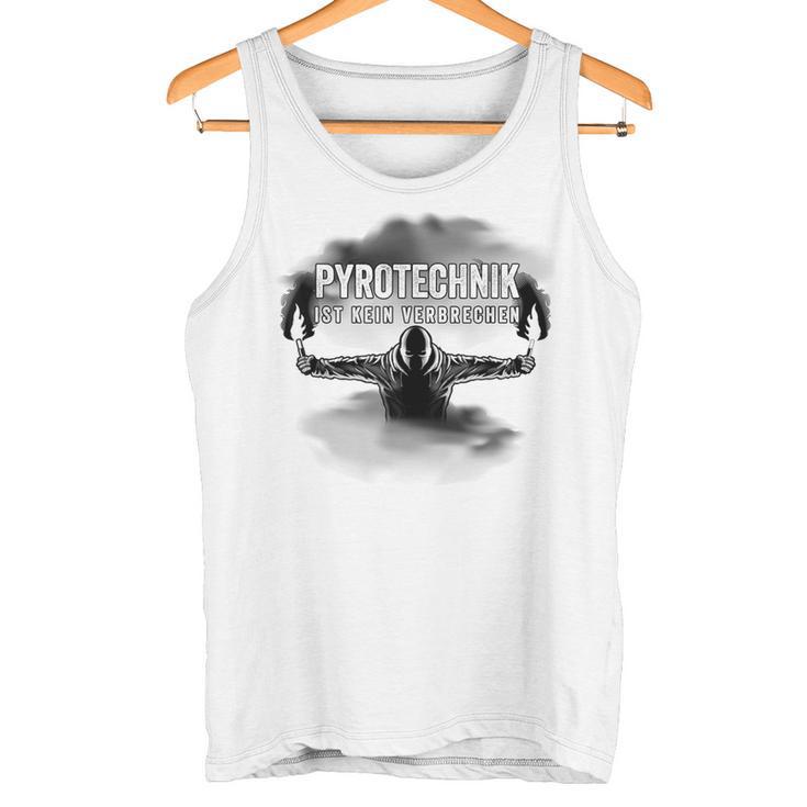 Pyrotechnik Ist Keinerrime Pyro Bengalo Blue Tank Top