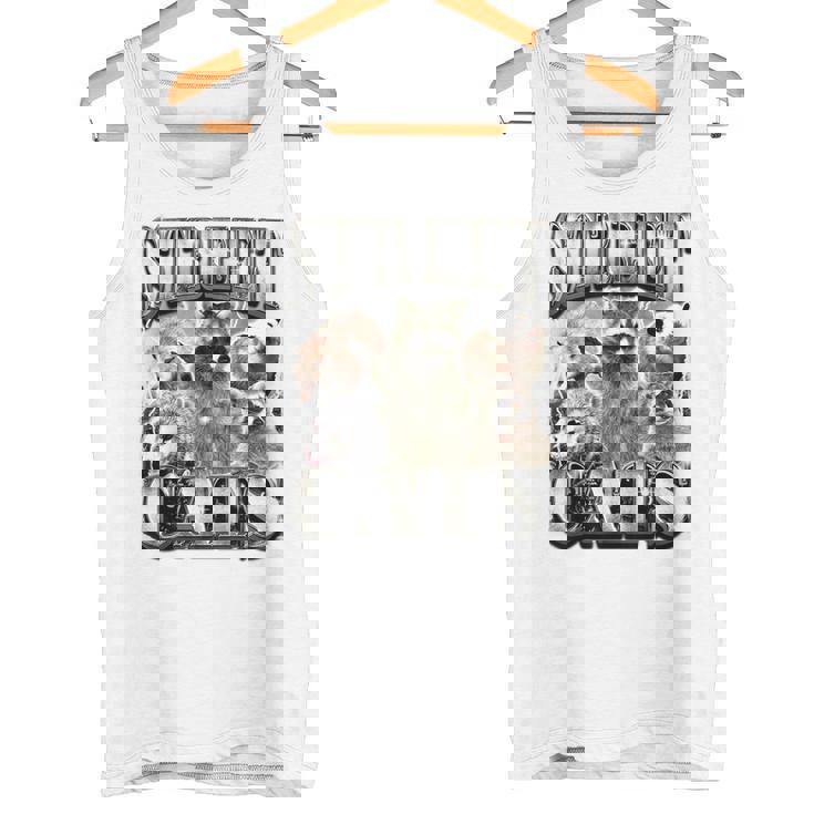 Raccoon Summer Tank Top - Retro Unhinged & Playful Vibes for All