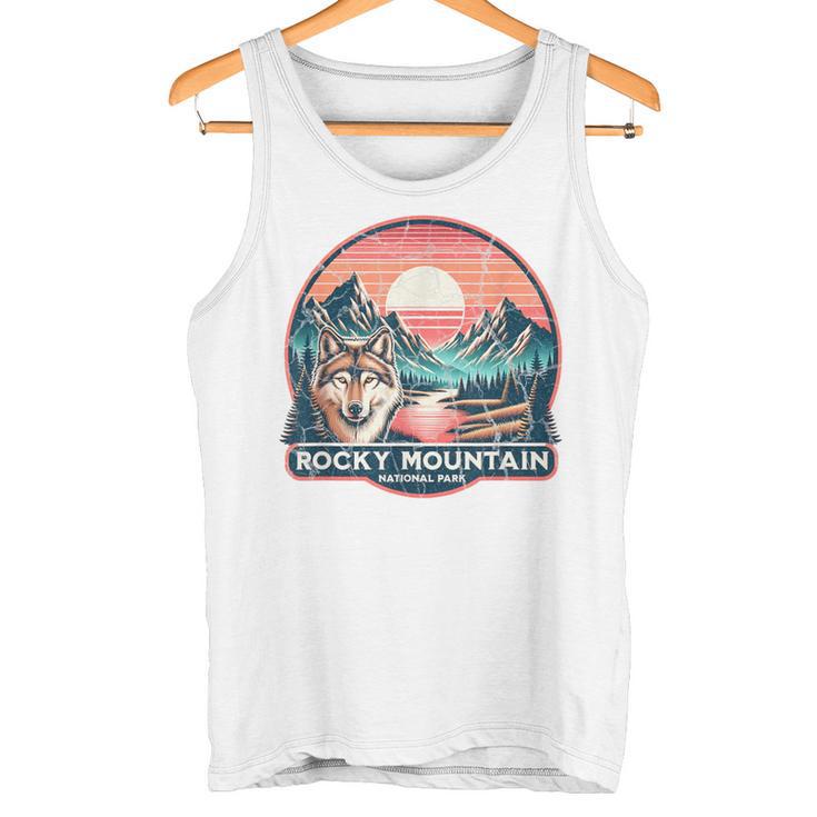 Rocky Mountain National Park Blue Tank Top