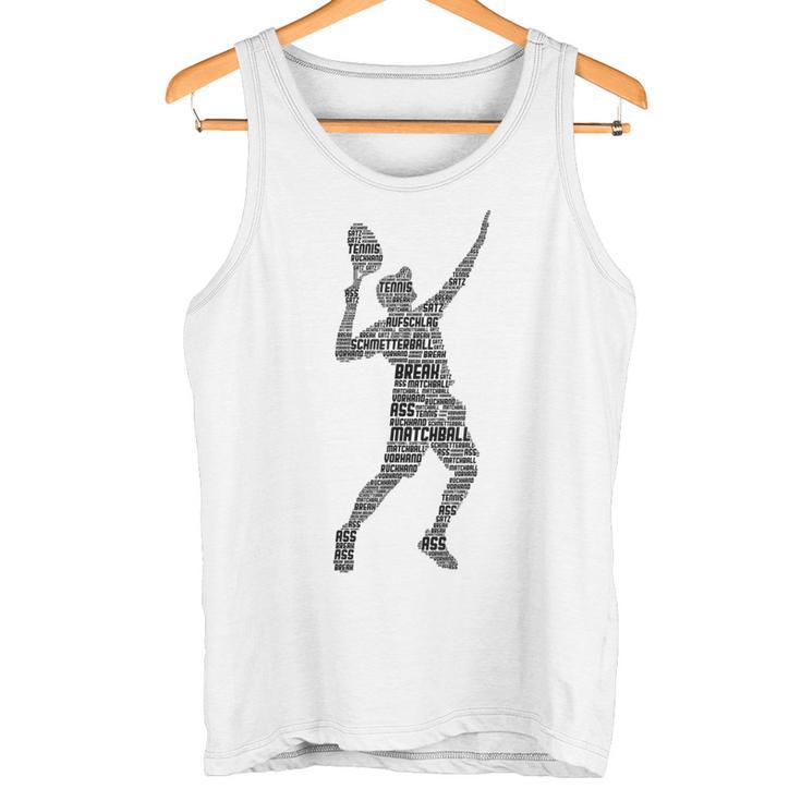 Tennis Tennis Player Boys' Tank Top