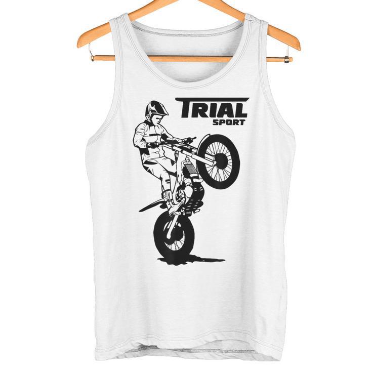 Trial Motorcycle Trial Rider Moto Trial Tank Top