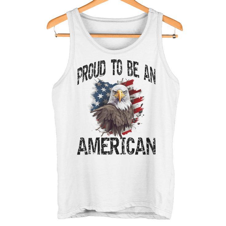 Usa American Flag Tourist Holiday America Tank Top