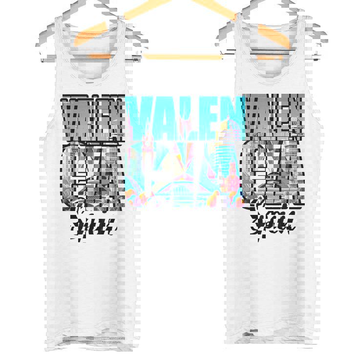 Vacaciones Turista Ciudad De Españaalencia Camiseta sin mangas