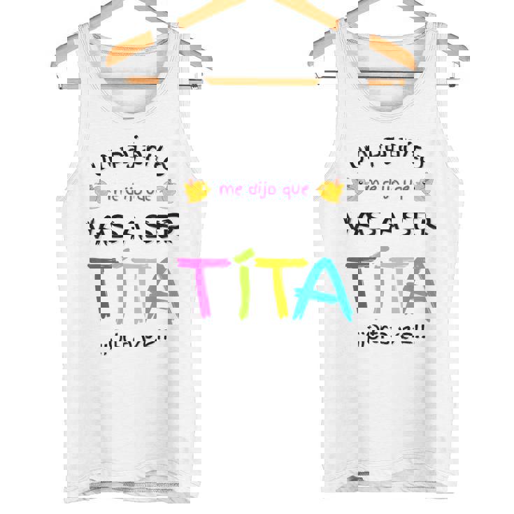 Vas A Ser Tia Tita Otraez Sorpresa Regalo Anuncio Embarazo Camiseta sin mangas