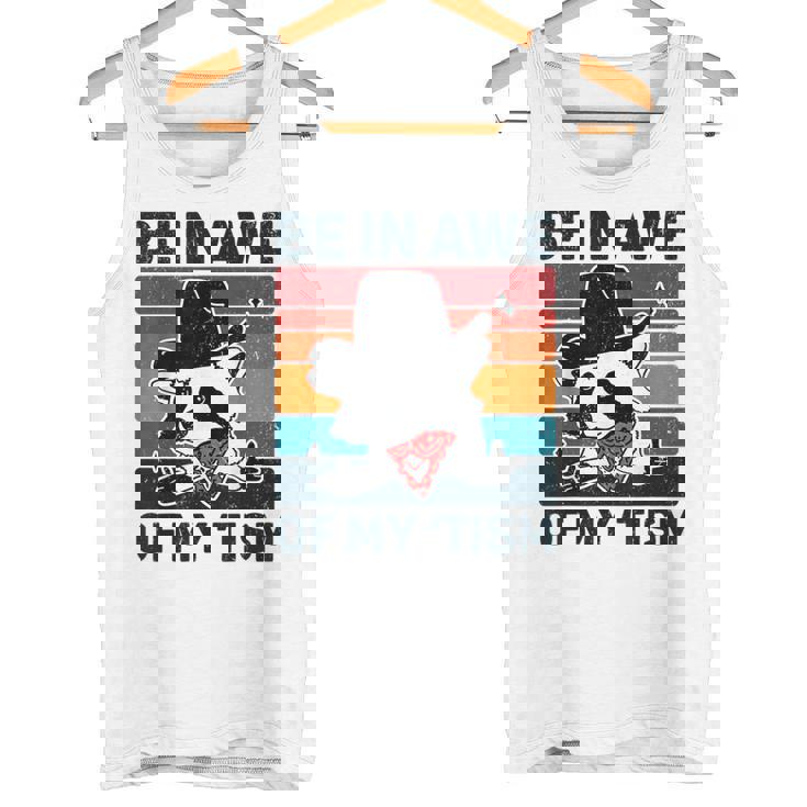 Vintage Autism Raccoon Tank Top – Unisex, Quirky Style