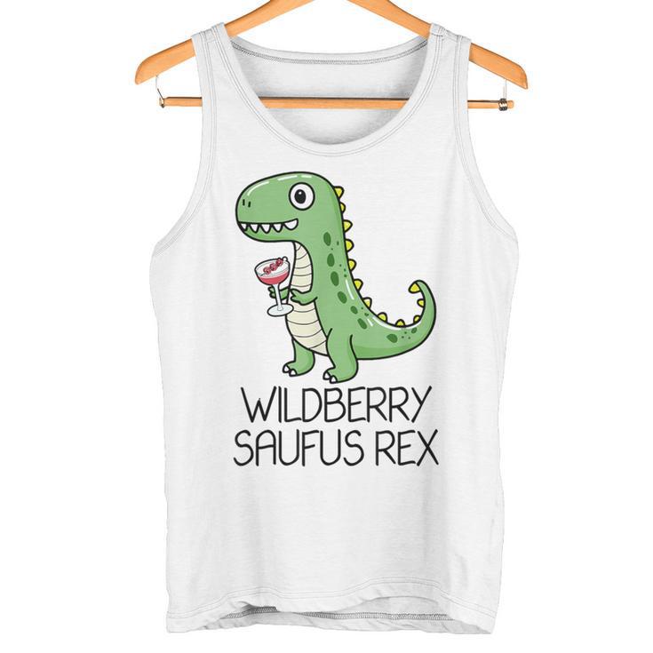 Wildberry Saufus Rex Dino Wildberry Lillet Summer Cocktail Tank Top