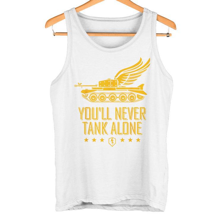 World Of Tanks Blitz You'll Never Tank Alone Tank Top