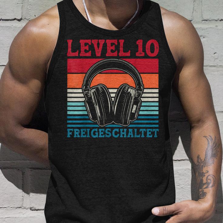 10Th Birthday Boysideo Gamer Level 10 Unlocked Boys Tank Top Geschenke für Ihn