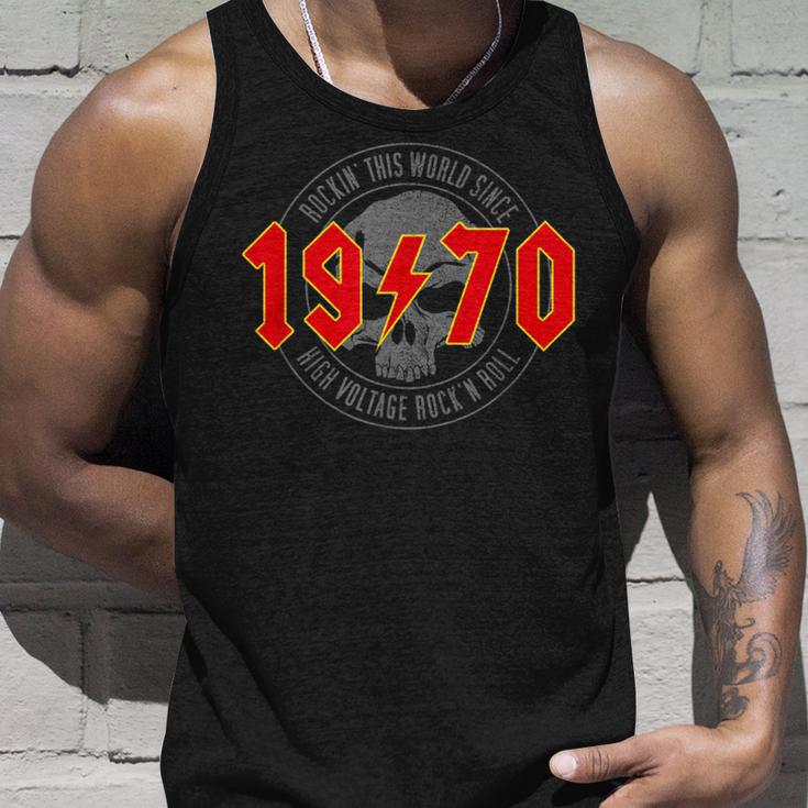 1970Intage Birthday Rock And Roll Heavy Metal Tank Top Geschenke für Ihn