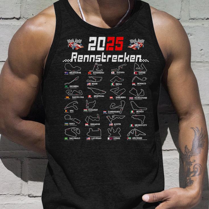 2025 Race Track Graphic For Motorsport Fans Tank Top Geschenke für Ihn