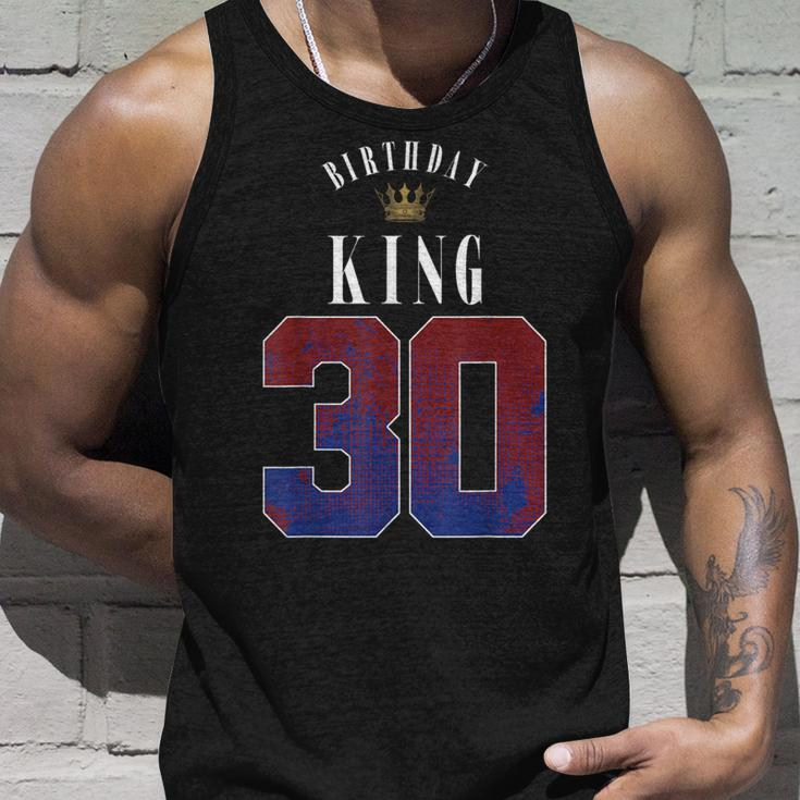 30Th Birthday King Crown 30 Years Bday For Men Tank Top Geschenke für Ihn