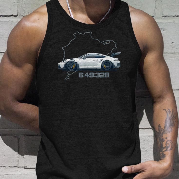 992 Gt3 Rs Silhouette Oldtimer 911 Gt3 Rs Retro Look Tank Top Geschenke für Ihn