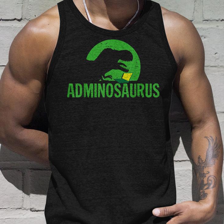 Adminosaurus Administrator It Informatician Nerd Tank Top Geschenke für Ihn