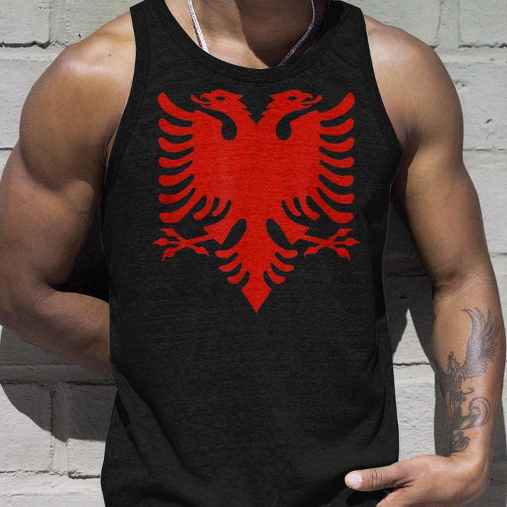 Albanian Flag Albania Eagle Shqip Shqiponja Albania Tank Top Geschenke für Ihn