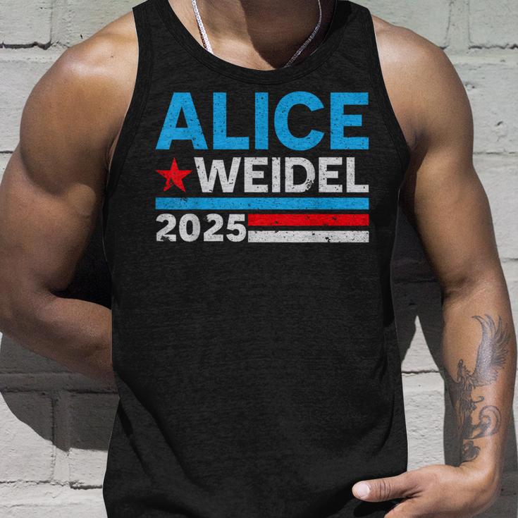 Alice Weidel Fan Item German Chancellor 2025 Alice Weidel Blue Tank Top Geschenke für Ihn