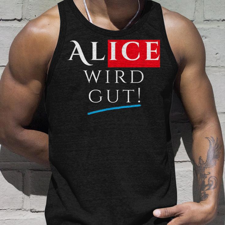 With Alice Wird Gut Wahrhafdig Weidel For German Chancellor Tank Top Geschenke für Ihn