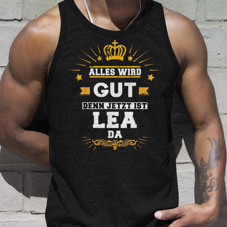 Alles Wird Gut Denn Jetzt Ist Lea Da Slogan Tank Top Geschenke für Ihn