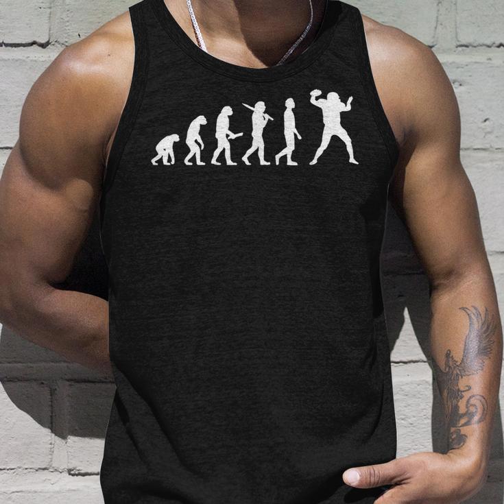 American Football Evolution For Football Player Tank Top Geschenke für Ihn