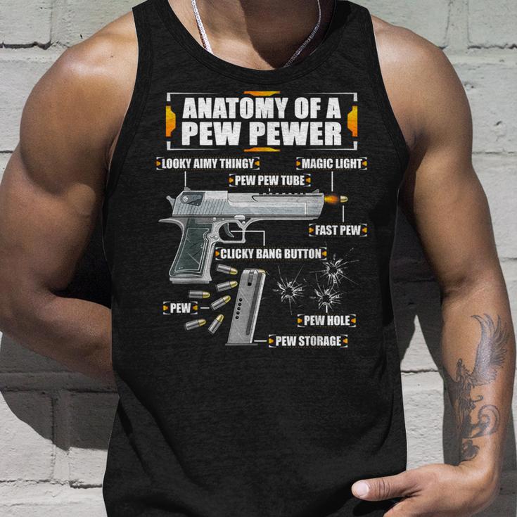 Anatomy Of A Pew Pewer Pistol 9 Mm Sports Shooting Tank Top Geschenke für Ihn