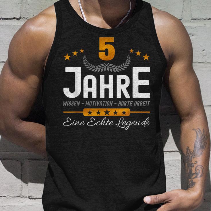 Anniversary 5 Years Company Service Anniversary Office Jokes Anniversary Tank Top Geschenke für Ihn