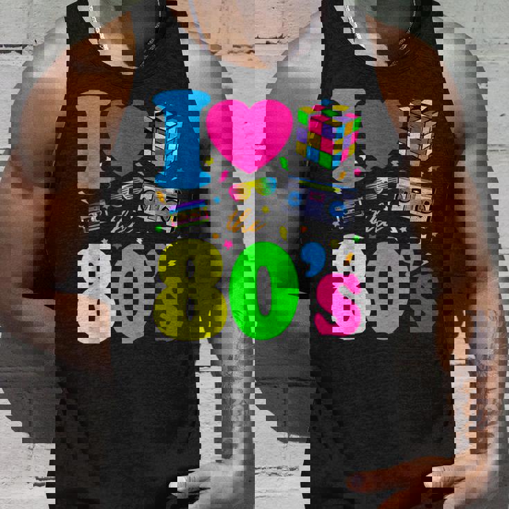 Años 80 I Love The 80S Intage Retro Sin Mangas Camiseta sin mangas Regalos para él