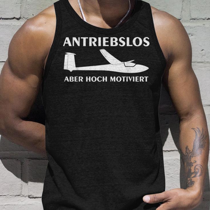 Antriebslos Lustig Segelflugzeug Segelflieger Tank Top Geschenke für Ihn