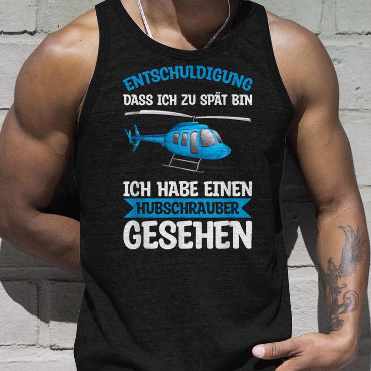 Apology Helicopter See Helicopter Pilot Tank Top Geschenke für Ihn