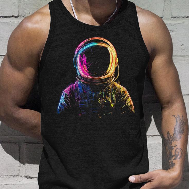 Astronaut Motif Illustration Astronaut Tank Top Geschenke für Ihn